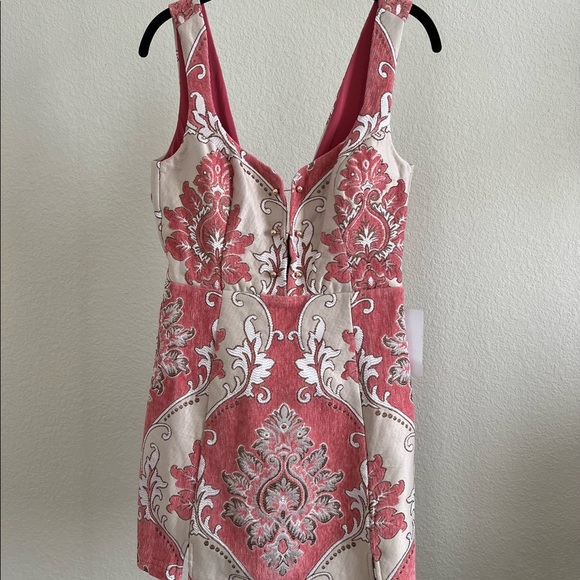 FOR LOVE & LEMONS Brocade Tapestry Mini Dress - Picture 2 of 4